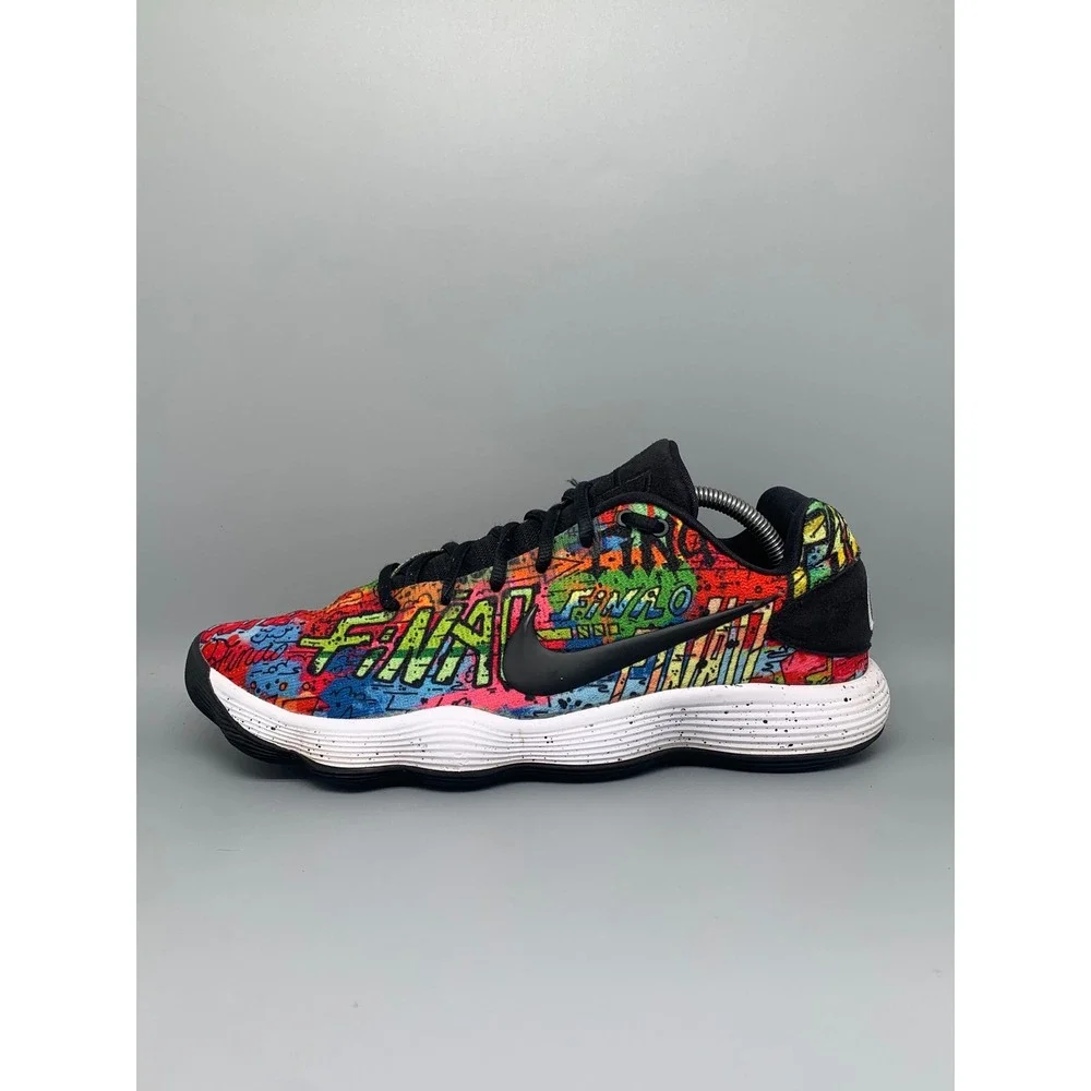 Nike Hyperdunk 2017 Low‎ Chicago Graffiti Shoes AH9055-001 Men's Sz 10.5